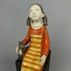 Ida - The girl with hercat- hand made