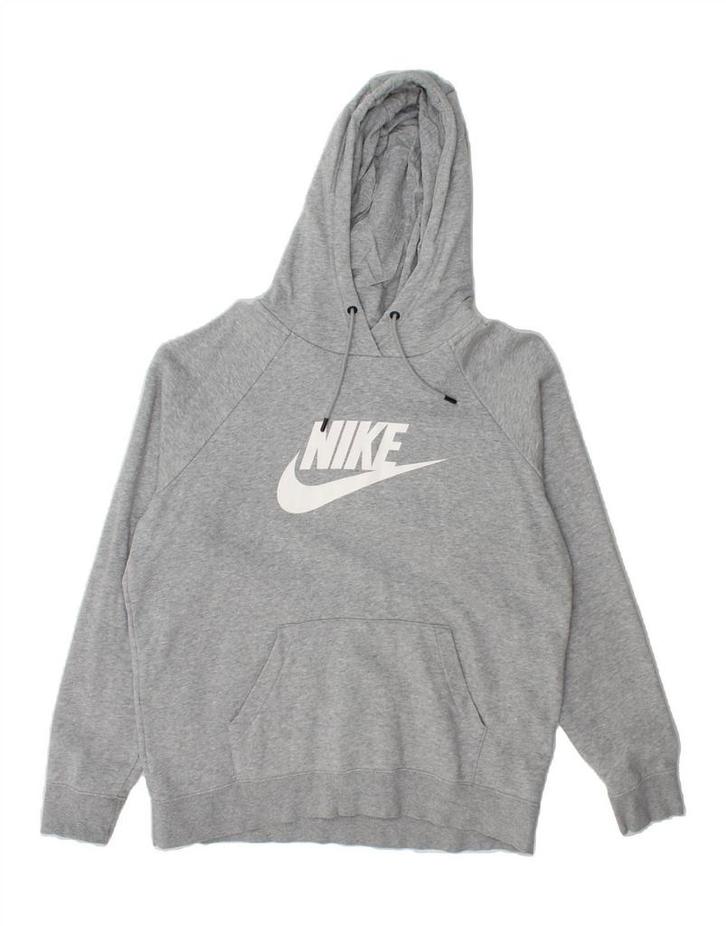 NIKE Mens Graphic Hoodie Jumper Large Grey Cotton, Kleding | Heren, Truien en Vesten, Verzenden