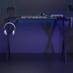 vidaXL Gamingbureau met Y-vormige poten 110x60x75 cm zwart, Verzenden, Nieuw