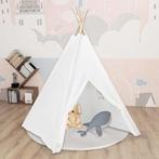 vidaXL Kindertipitent met tas 120x120x150 cm peachskin wit, Kinderen en Baby's, Speelgoed | Speeltenten, Verzenden, Nieuw