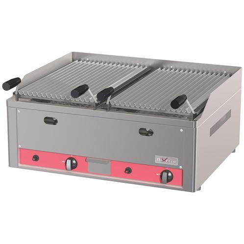 Diverso By Diamond Horeca Lavasteengrill | Gas | 2 Branders, Zakelijke goederen, Horeca | Keukenapparatuur, Nieuw in verpakking