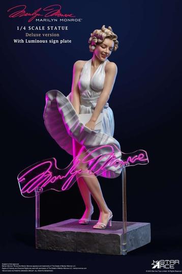 Marilyn Monroe Statue 1/4 Deluxe Edition with LED Sign beschikbaar voor biedingen