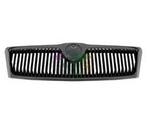 SKODA OCTAVIA, 2004-2009 - GRILLE, zwart, met chrome lijst, Verzenden, Nieuw, Skoda