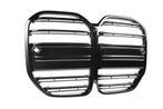 BMW 4 Serie G22 G23 G26 M style glans zwarte grill nieren, Auto diversen, Tuning en Styling, Verzenden