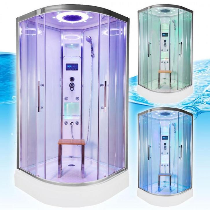 Stoomcabine Valencia 100X100X215 (Stoomcabines, Badkamer), Doe-het-zelf en Verbouw, Sanitair, Nieuw, Ophalen of Verzenden