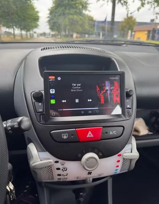 Aygo/107/C1 radio navigatie android 13 apple carplay dab+, Auto diversen, Autonavigatie, Nieuw, Ophalen of Verzenden