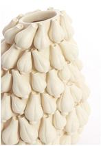 2dekans | Light & Living Vaas Garlic 47cm - Crème, Huis en Inrichting, Ophalen of Verzenden, Zo goed als nieuw