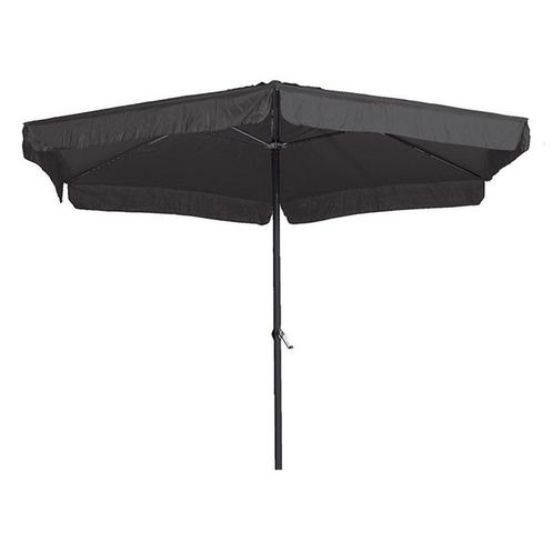 Garden Impressions Delta parasol Ø300 - donker grijs, Tuin en Terras, Partytenten, Verzenden