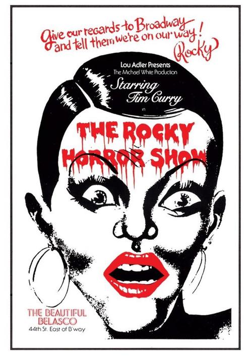 Posters - Poster Rocky Horror Show - Rocky Horror Show, Verzamelen, Muziek, Artiesten en Beroemdheden, Zo goed als nieuw, Verzenden