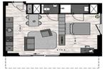 Studio Randhoeve in Houten, Minder dan 20 m², Overige regio's