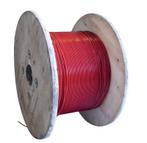 Staalkabel 2/3mm rood 1000m geplastificeerd Megarol, Verzenden, Nieuw
