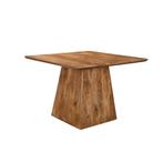 Mangohouten eettafel Mick vierkant 110x110cm, Huis en Inrichting, Tafels | Eettafels, Verzenden, Vierkant, Nieuw, Industriële meubels