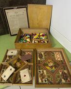 Bordspel - Jeu du Nain Jaune - Hout, Antiek en Kunst, Antiek | Speelgoed