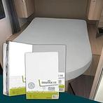 Textielpakket Queensbed/Eilandbed - 1 molton met 2 jersey, Verzenden, Nieuw, Wit