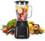 Blender - Smoothie Maker - Glazen kan - 1,5L - 800W - Zwart, Verzenden, Nieuw