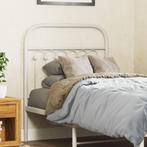 vidaXL Hoofdbord 80 cm metaal wit, Verzenden, Nieuw, Wit, Metaal