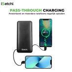 2dekans | iSetchi Powerbank 10000 mAh - 4-in-1 - Ingebouwde, Ophalen of Verzenden, Zo goed als nieuw