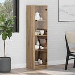 vidaXL Highboard Artisan Eiken 35 x 37 x 142 cm Bewerkt hout, Huis en Inrichting, Kasten | Buffetkasten, Minder dan 50 cm, Verzenden