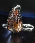 Geweldig, heel mooi! Dragon Veins Agate 925 Silver Necklace,