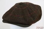 Paperboy pet Hawkins groenbruin vissengraat tweed 58, 59, 60, Nieuw, Pet, Ophalen of Verzenden