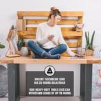 Tafelpoten - Tafelonderstel - Metaal - Grijs - 80x72 cm - MI, Verzenden, Zo goed als nieuw