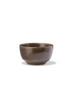HEMA Hoog schaaltje Ø7cm PUUR reactief glazuur donkerbruin, Verzenden, Nieuw