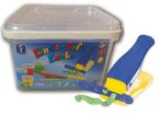 Kinder-Soft-Knete -  4 x 80 gram - kleipers met gereedschap, Kinderen en Baby's, Verzenden, Nieuw, Knutselen