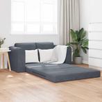 vidaXL Slaapbank Donkergrijs 148 x 71 x 83 cm Fluweel, Huis en Inrichting, Verzenden, Nieuw, Stof, Minder dan 150 cm