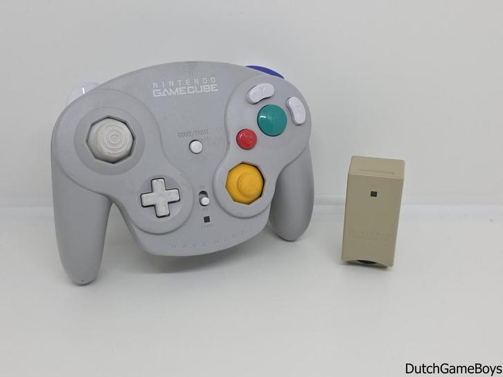 Nintendo Gamecube - Controller - Wavebird - Grey, Spelcomputers en Games, Spelcomputers | Nintendo GameCube, Gebruikt, Verzenden