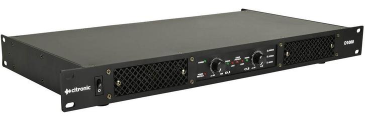 Citronic D1000 Klasse D Versterker 2x500Wrms, Audio, Tv en Foto, Versterkers en Receivers, Nieuw, Overige merken, Verzenden