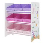 Kinderrek Boiro 59,5x62x29,5 cm oceaan motief [en.casa], Verzenden, Nieuw