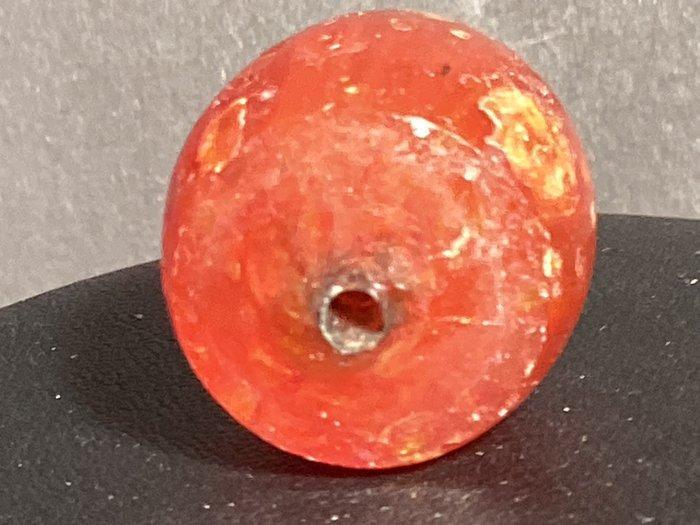 Gandhara Kornalijn Karneol-Perle Pema Raka - 27 mm, Antiek en Kunst, Antiek | Overige Antiek