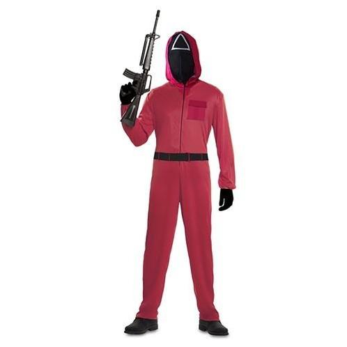 Rode Squid Game Jumpsuit Man, Kleding | Heren, Carnavalskleding en Feestkleding, Nieuw, Ophalen of Verzenden