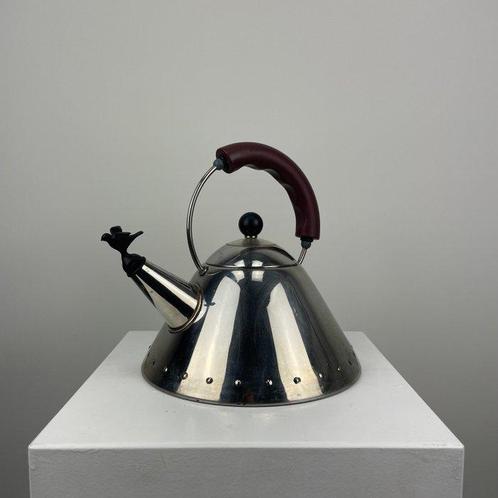 Alessi - Michael Graves - Fluitketel - stainless steel, Antiek en Kunst, Antiek | Meubels | Stoelen en Banken