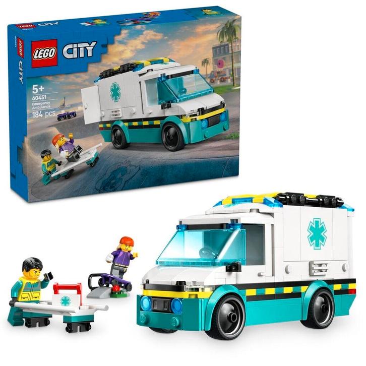 LEGO City 60451 Ambulance, Kinderen en Baby's, Speelgoed | Duplo en Lego, Nieuw, Verzenden