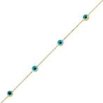 Handmade - Armband - 14 karaat Geel goud - Zeven Boze Ogen, Nieuw