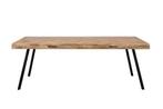 Eettafel Tessa 220x100 cm Naturel Teak House of Rebels, Huis en Inrichting, Tafels | Eettafels, Verzenden, Nieuw