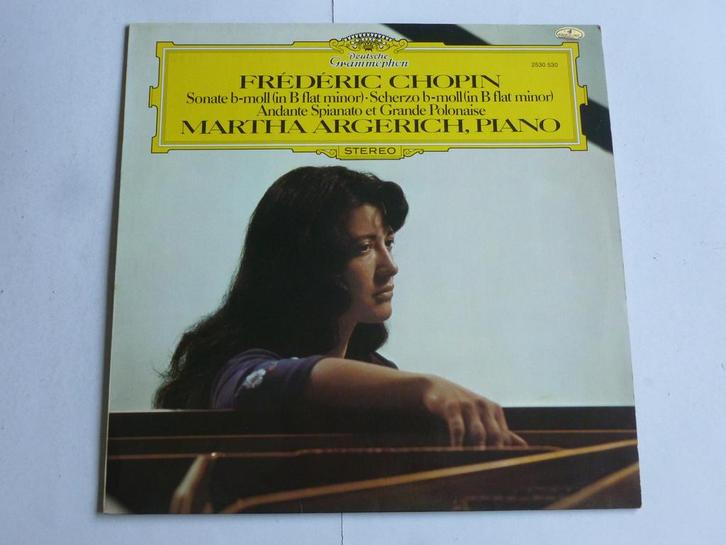 Chopin - Sonate / Martha Argerich (LP), Cd's en Dvd's, Vinyl | Klassiek, Zo goed als nieuw, Verzenden