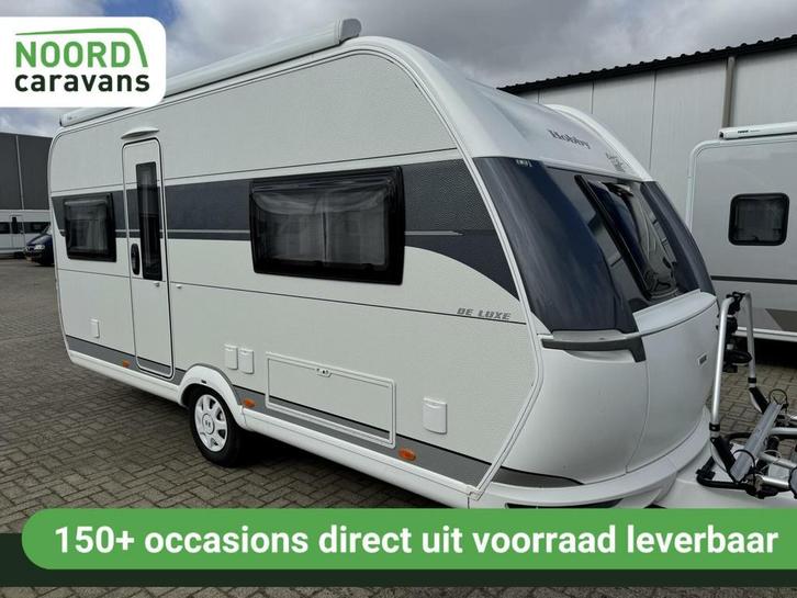 2DE PAASDAG OPEN 10-17 UUR - Hobby De Luxe 460 UFE, Caravans en Kamperen, Caravans, 1000 - 1250 kg, Fietsenrek, Hordeur, Koelkast