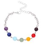 Fako Bijoux® - Armband - Chakra Reiki - Multicolour, Nieuw, Verzenden