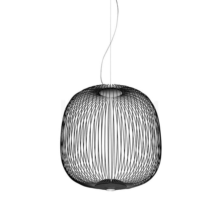 Foscarini Spokes 2 Sospensione LED, zwart - media - dimbaar, Huis en Inrichting, Lampen | Hanglampen, Nieuw, Verzenden