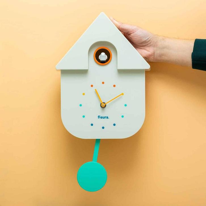 Koekoeksklok - Regenboog, Huis en Inrichting, Woonaccessoires | Klokken, Verzenden