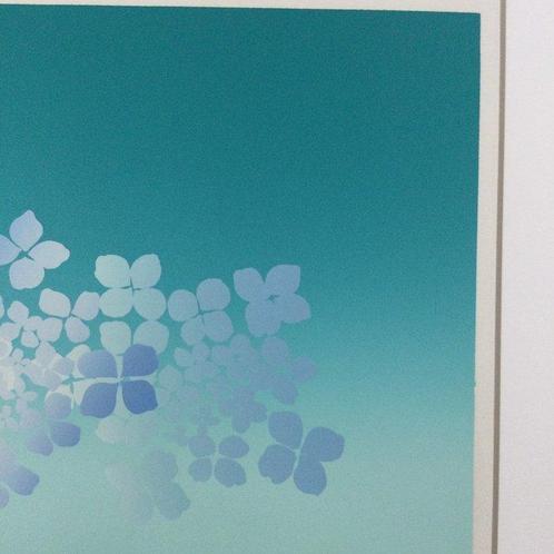 Hortensia Ed. 98/100 - Zeefdruk - Kozo Inoue  (1937-) -, Antiek en Kunst, Antiek | Overige Antiek