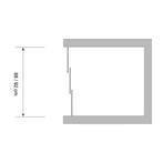 Nisdeur Plieger Economy Schuifdeur 3-delig 2.2 mm Acryl, Ophalen of Verzenden, Nieuw