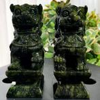 Nefriet Nefriet Jade Fu Dog (Foo Dog) Guardian set - Hoogte: