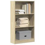 vidaXL Boekenkast 60x24x109 cm bewerkt hout sonoma, Huis en Inrichting, Kasten | Boekenkasten, Verzenden, Nieuw, Overige houtsoorten