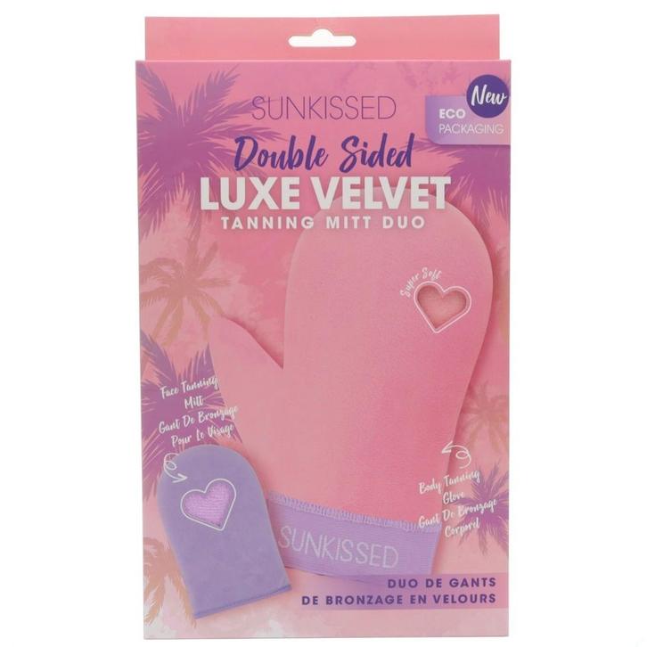 Sunkissed Double Sided Luxe Velvet Tanning Mitt Duo - Face &, Sieraden, Tassen en Uiterlijk, Uiterlijk | Gezichtsverzorging, Overige typen