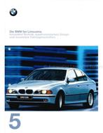 1997 BMW 5 SERIE SEDAN BROCHURE DUITS, Boeken, Auto's | Folders en Tijdschriften, Nieuw, BMW, Author