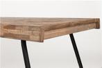Eettafel Tessa 200x90 cm Naturel Teak House of Rebels, Huis en Inrichting, Tafels | Eettafels, Verzenden, Nieuw