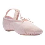 1004 roze Canvas Balletschoenen met suède splitzool, Verzenden, Nieuw
